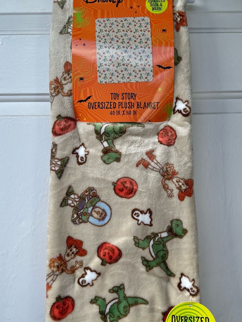 Toy Story Halloween Toddler Blanket